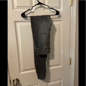 Old Navy high rise size 8L super skinny grey jeans